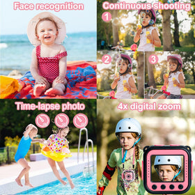 PROGRACE Kids Underwater Camera waterproof case: protection up to 100ft for splash days
