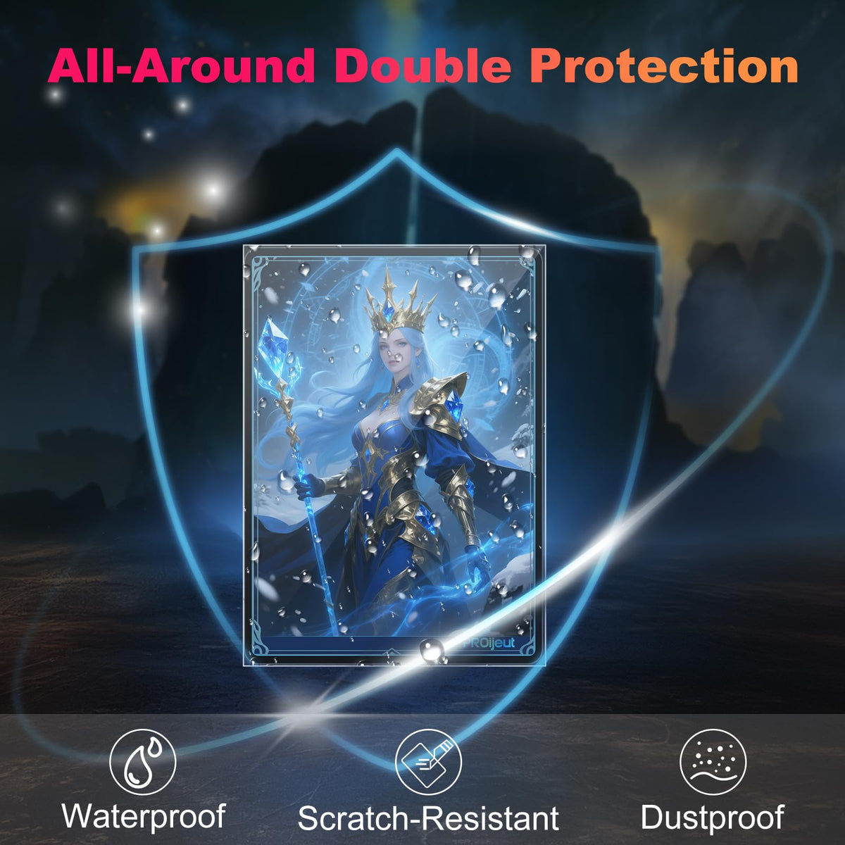 Proijeut sleeves offer high transparency to showcase artwork.