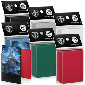 Proijeut 600-pack MTG sleeves with opaque back protect card backs during games.