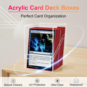 Proijeut durable card boxes protect sleeves from scratches and bends during transit.