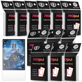 Proijeut perfect-fit inner sleeve showing secure double protection for MTG cards
