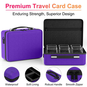 Proijeut portable case makes transporting all six deck boxes easy for travel.