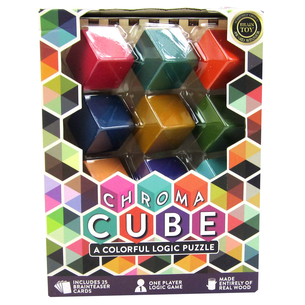 Award-winning Project Genius Chroma Cube, suitable for kids and adults.