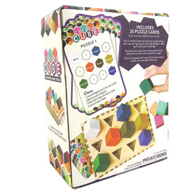 One-player brain game with progressive difficulty in Chroma Cube.