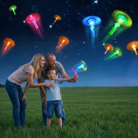 ProlPings easy-to-assemble slingshot helicopter for simple, active play.