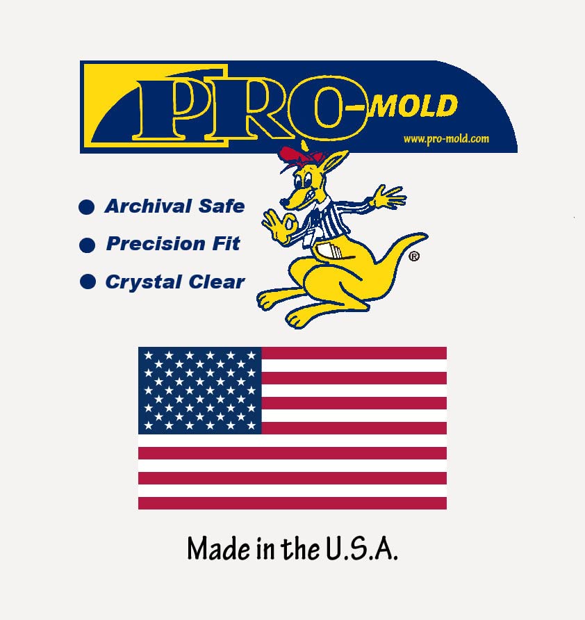Pro-Mold microfiber cleaning cloth included for card prep and care.