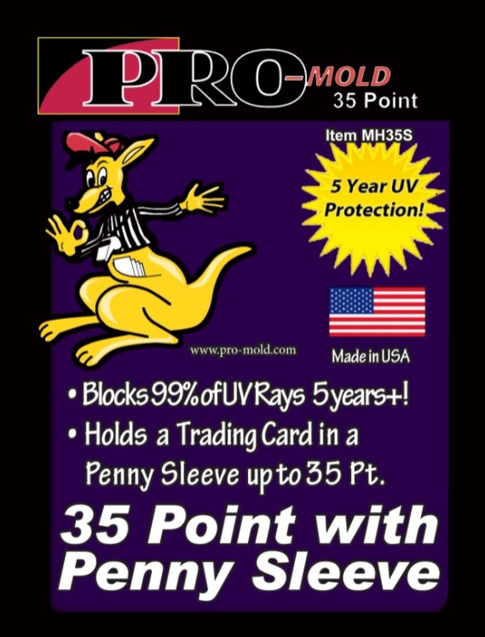 Pro-Mold top-tab feature showing easy-open access for quick card insertion.