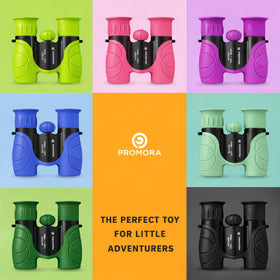 Promora kids binoculars in use at park adventure