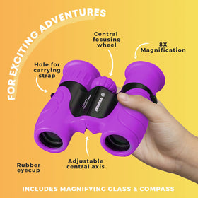 Promora binoculars 8x21 with compass ready for adventures