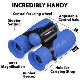 Promora Kids Binoculars compass and magnifying glass included for exploration