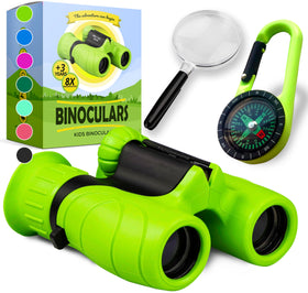 Promora Kids Binoculars 8x21 front view for clear outdoor viewing and exploration.