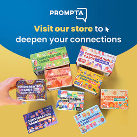 Prompta 400 Conversation Cards open-ended questions inspire deeper connections.