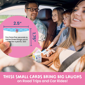 Prompta 400-silly-conversation-cards-kids-laughing during family meals and chats.