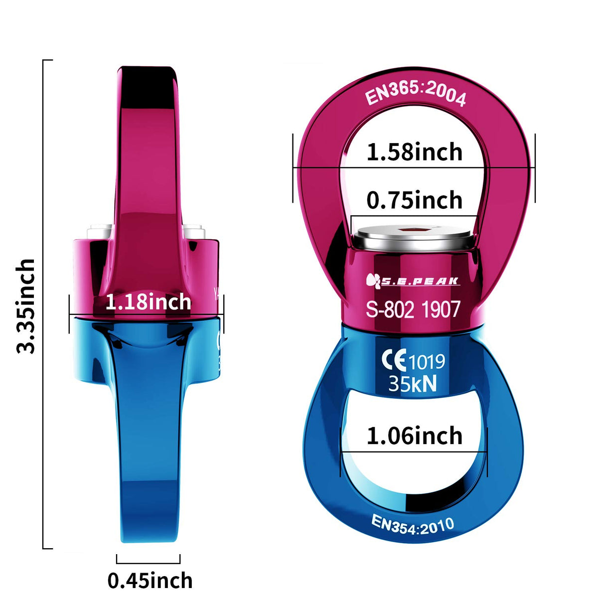 PROND Swing Spinner with silent rotation for quiet use