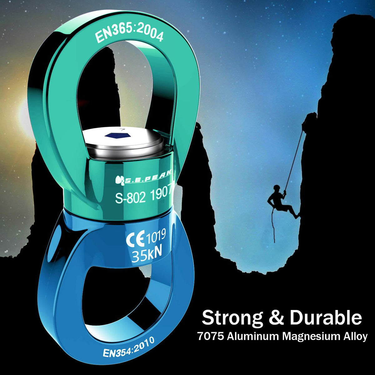 PROND Swing Swivel is ideal for outdoor hanging rigs and gear setups.