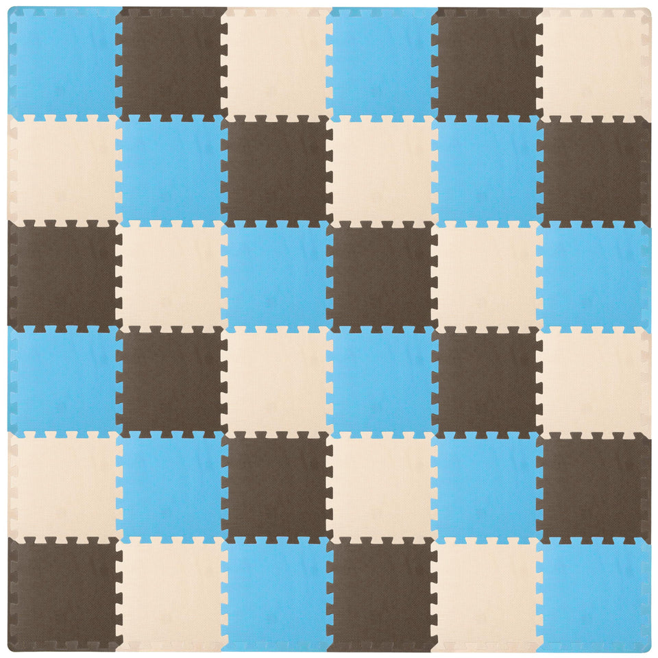 ProSource Baby Play Mat interlocking tiles close-up showing safe, easy-to-clean design.