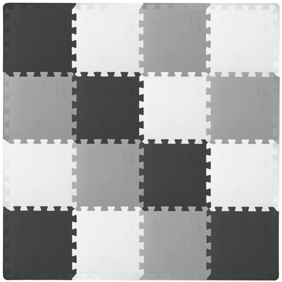 ProSource Baby Play Mat interlocking tiles create a soft, safe crawling space for infants