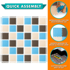 ProSource Baby Play Mat storage bag keeps tiles organized and portable.