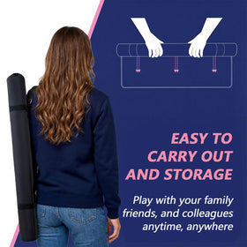 PRRPRR Mahjong Mat sealed edges prevent curling and cracking over time.