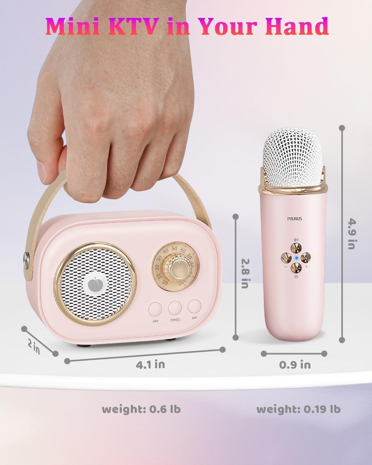 PRUNUS C20 Bluetooth streaming mode lets you play music from your phone
