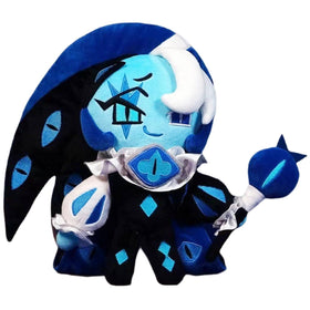 PRWLGFB Shadow Milk Cookie Plush 9.8in front view, a cute desk companion.