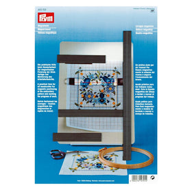 Prym magnet board for embroidery pattern security and layout precision