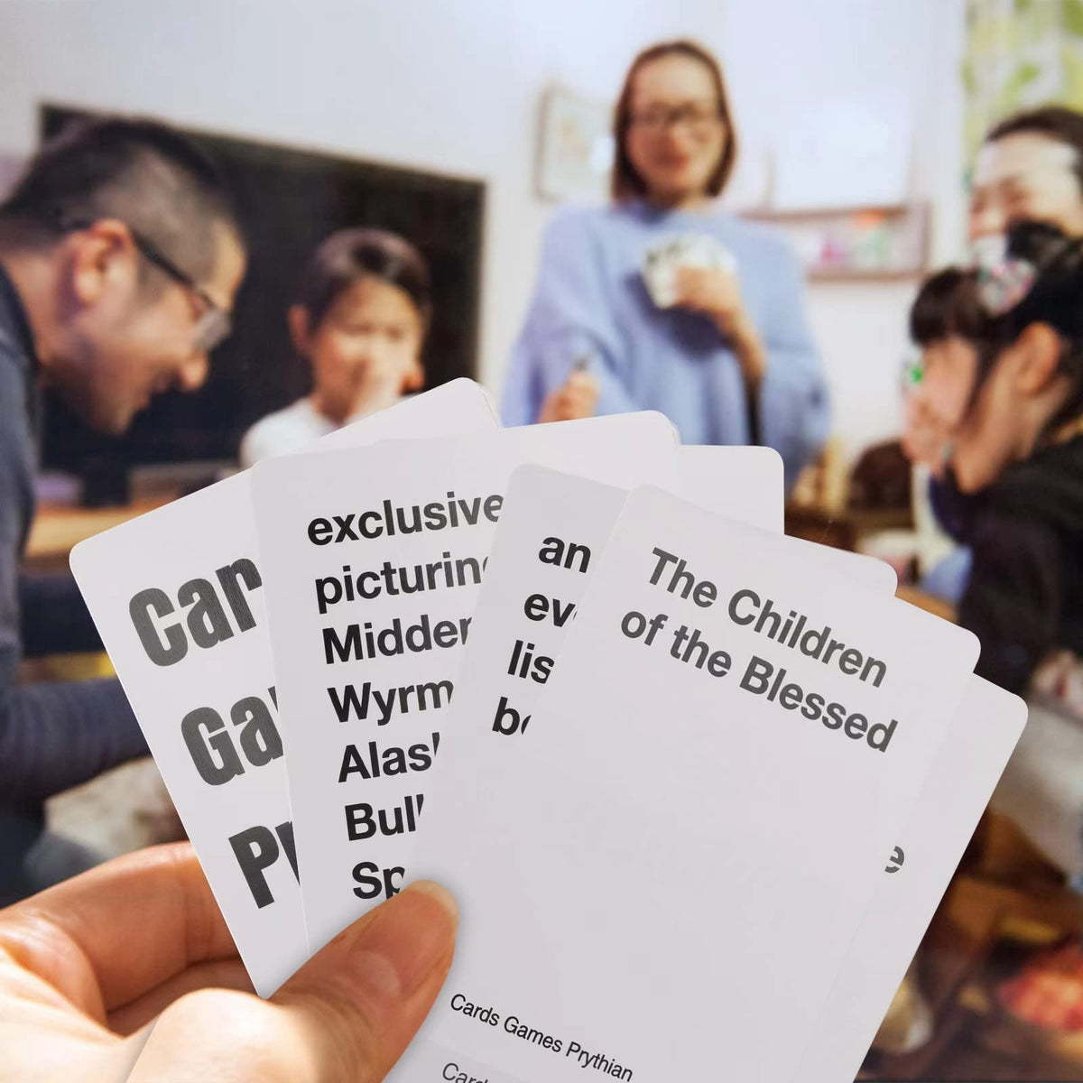 Prythian Cards Game adult humor cards designed for bold jokes.