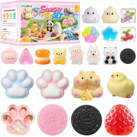 PSBMAC cat-paw squishy for calming stress with soft, tactile relief.