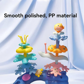 PSDVAYI educational coral pieces designed to boost color recognition and sorting skills.