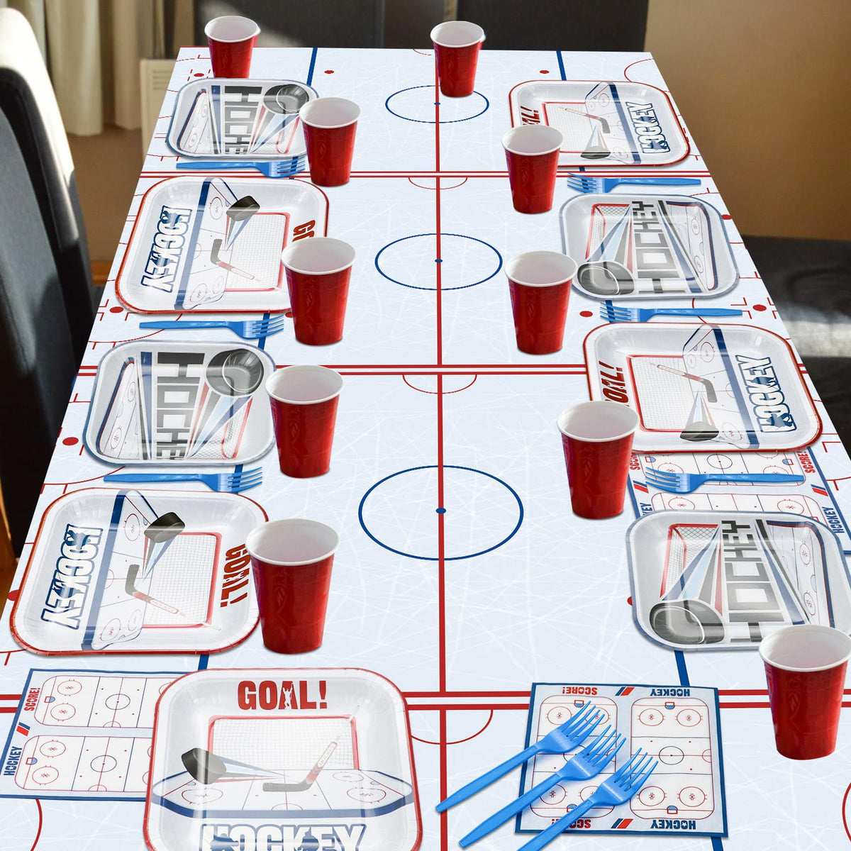 PTECDROTS hockey forks simplify serving and quick cleanup after party snacks.