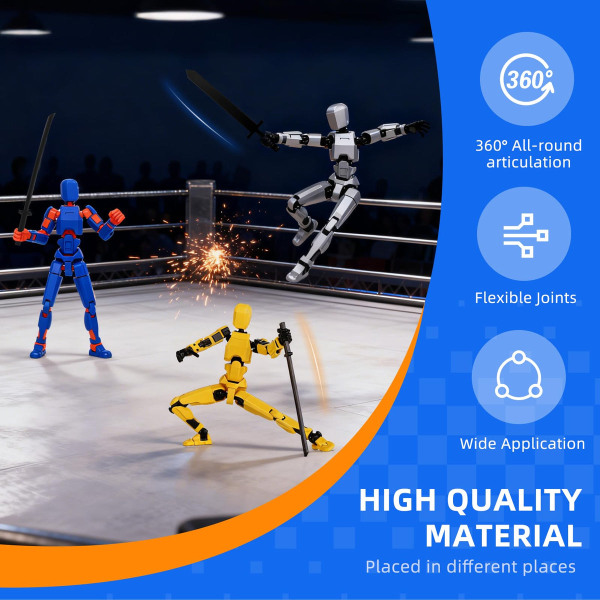 Pthjswj Dummy13 figure showing articulated joints for flexible posing.