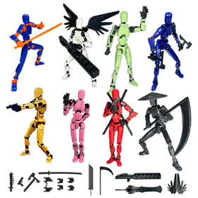 Pthjswj Dummy13 assembly view highlights sturdy 3D print and durable play potential.