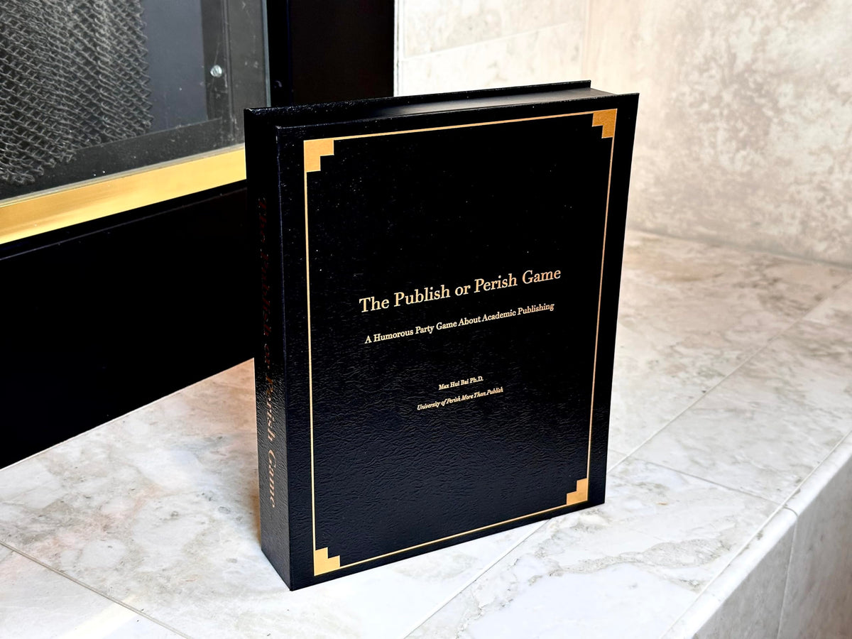 Publish or Perish Game winner certificate ready for bragging rights
