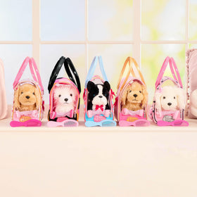 Pucci Pups 3-piece set for cuddling, travel, and pretend play.