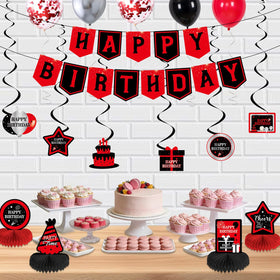 Puchod birthday balloons arch kit creates a striking focal point
