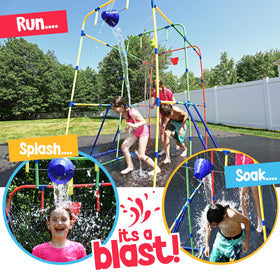 Puddle Splashers dump buckets deliver thrilling sprays for family outdoor play.