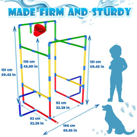 Puddle Splashers splash wheel water toy promotes active, supervised backyard fun.