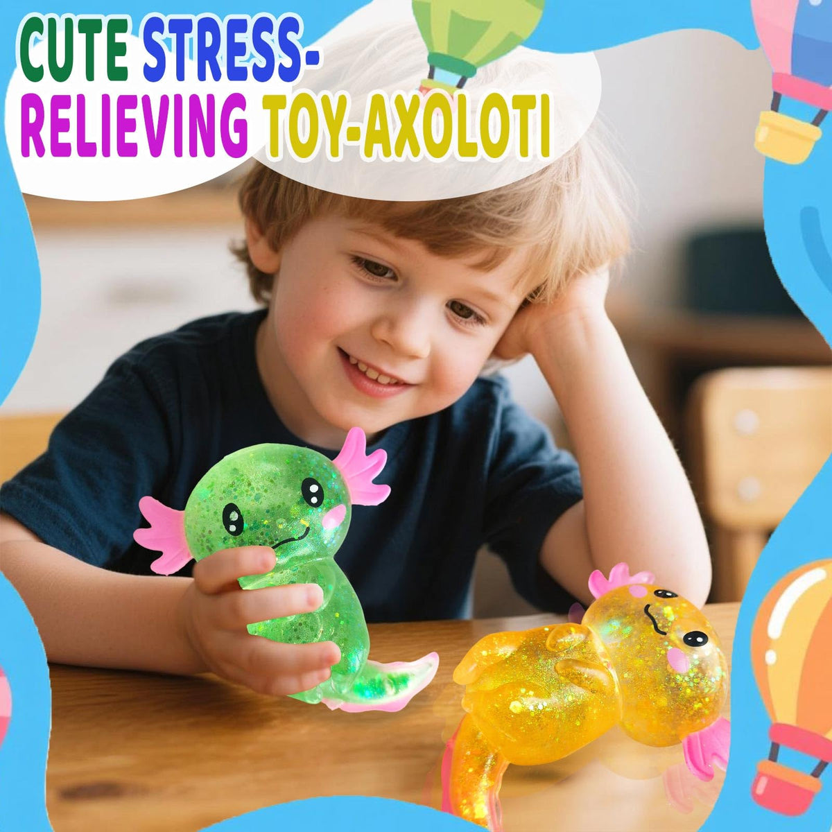 Puffwize axolotl gift pack, appeals to kids and adults.