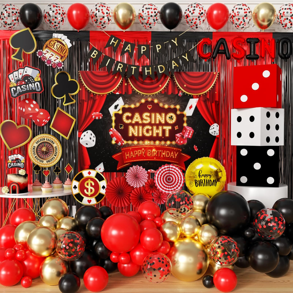 PUGED casino banner delivers high-impact Las Vegas vibes for your party.