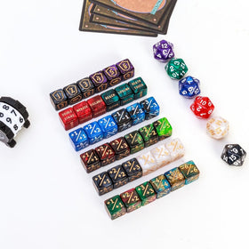 PUGED large D20 dice with easy-to-read numerals for quick reads