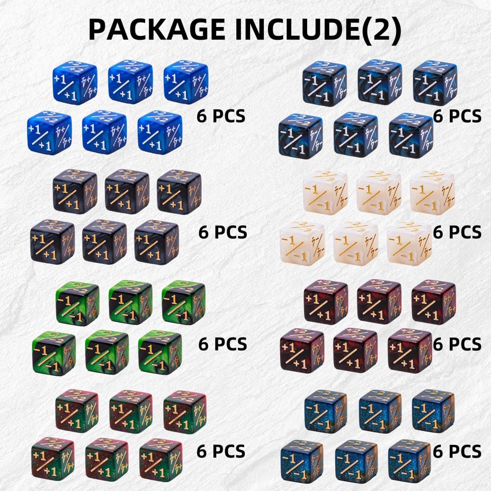 PUGED shield dice in black offer sturdy tracking for defensive effects