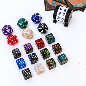 PUGED shield dice in purple provide bright visibility for shield tracking