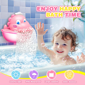 Puidapo 250ml bubble-maker capacity supports longer play in bath.