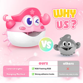 Puidapo bath toy suitable for ages 1-8 grows with kids.