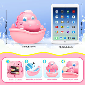 Puidapo battery-operated bath toy with easy on-off buttons for quick play.