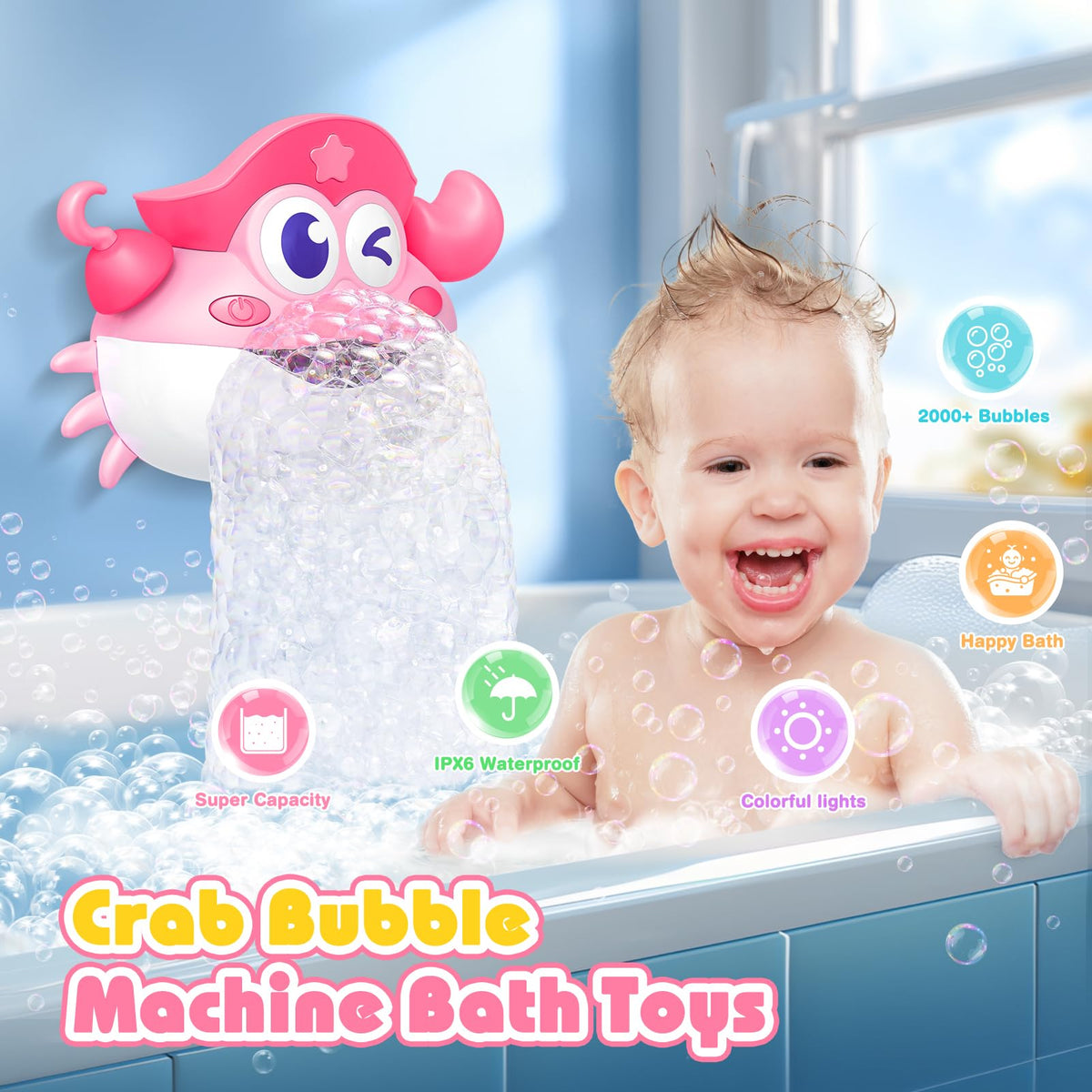 Puidapo upgraded bubble blower delivering more bubbles for immersive play.