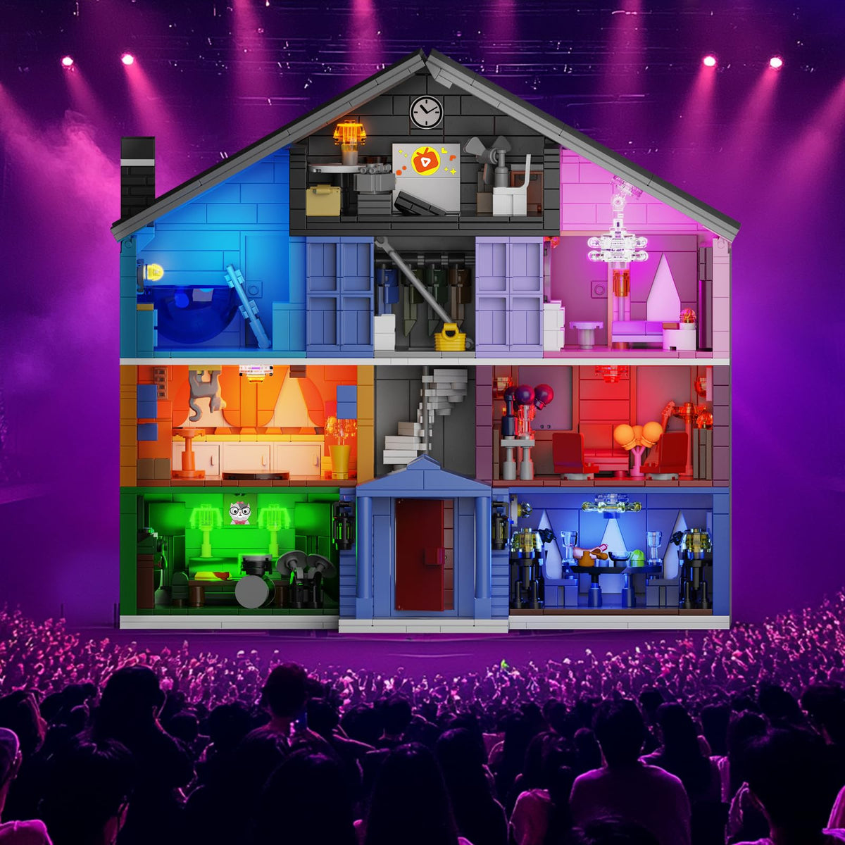 PUIOSYMG Star House pink room captures joy and love-themed play