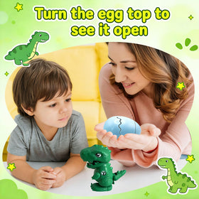 PUKVAHQ portable dino egg toy ideal for travel and on-the-go fun.