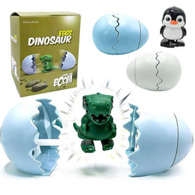 PUKVAHQ wind-up eggs reveal a hatching dino for active play.