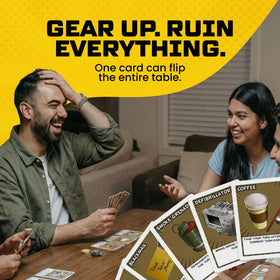 Action shot of bluffing in Good Cop Bad Cop